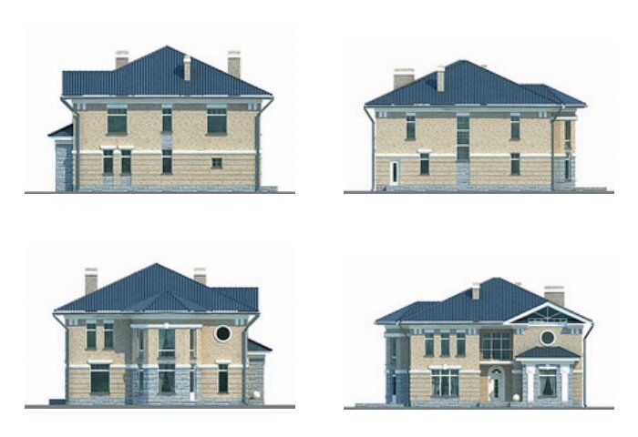 Проект дома Plans-52-02 (266 кв.м, газобетон) - фотография № 3