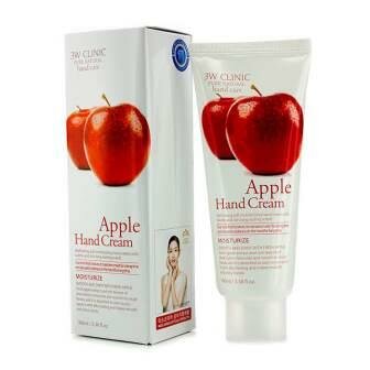 3W Clinic Крем для рук Apple с экстрактом яблока 100мл