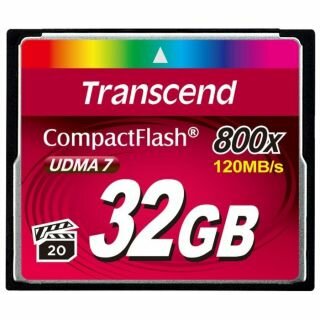 Карта памяти Transcend 32GB CompactFlash 800X TS32GCF800