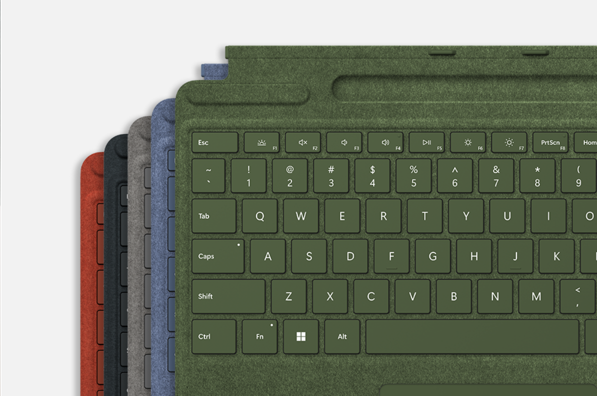 Клавиатура Surface Pro Signature Keyboard Alcantara (Platnum) + Slim Pen 2