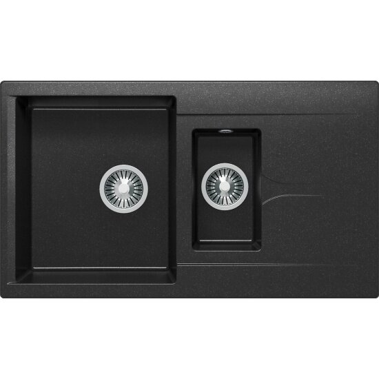 фото Кухонная мойка Polygran BRIG-870 (№16 (Черн))
