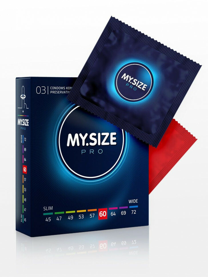 Презервативы MY.SIZE размер 60 - 3 шт. (39811)