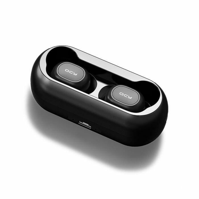 Беспроводные Bluetooth наушники QCY Т1С (Black/Черный)