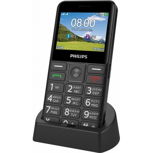 Мобильные телефоны PHILIPS E207 Black