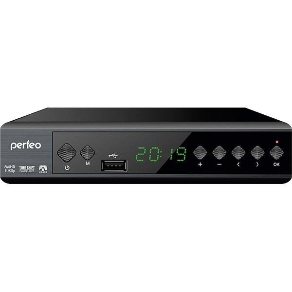 Тв-тюнер Perfeo DVB-T2/C черный (PF_A4414)