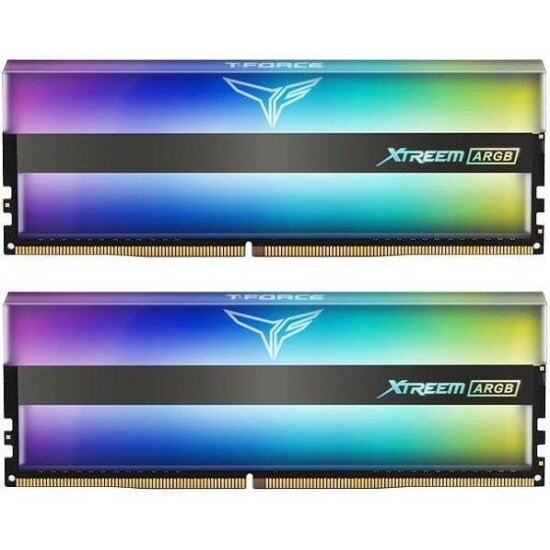 Оперативная память DIMM TEAM GROUP TEAMGROUP T-Force Xtreem ARGB 32GB (16GB x2) DDR4-3600 Black (TF10D432G3600HC14CDC01)