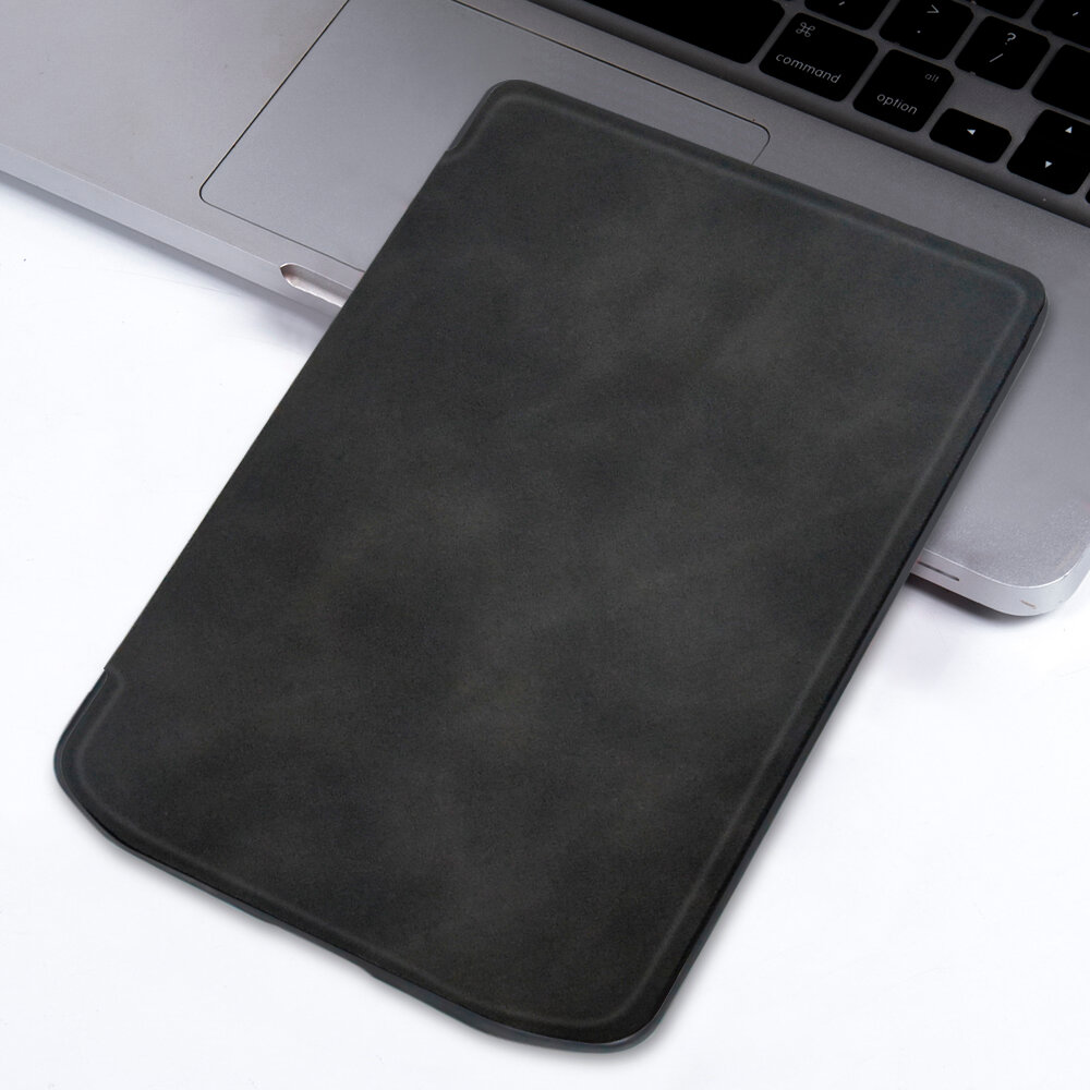 Электронная книга PocketBook 629 Verse серый с обложкой ReaderONE Black