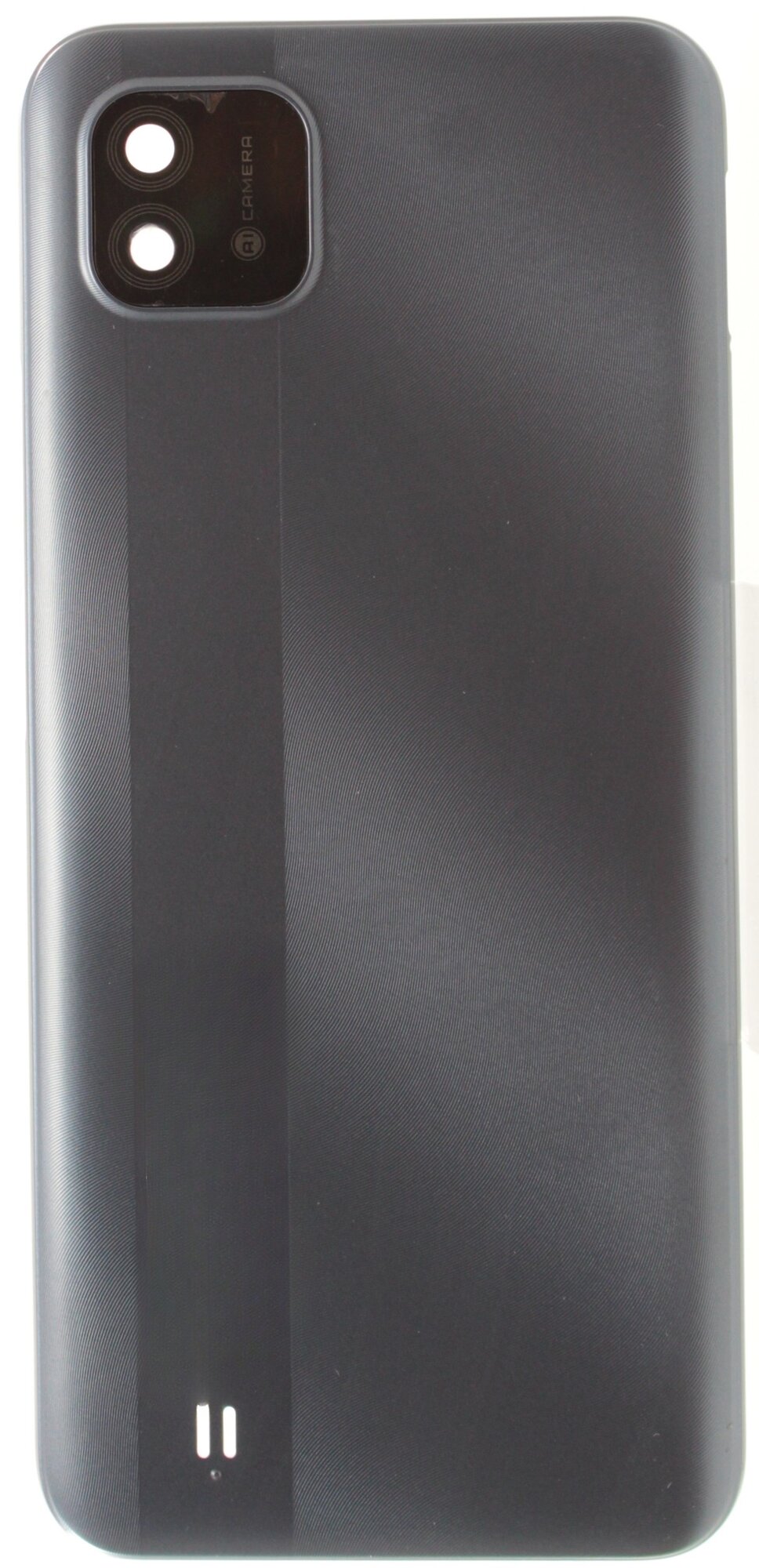 Задняя крышка для Realme C11 2021 Серая (со стеклом камеры)