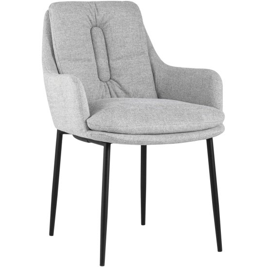 Кресло STOOL GROUP Саманта, рогожка, светло-серый