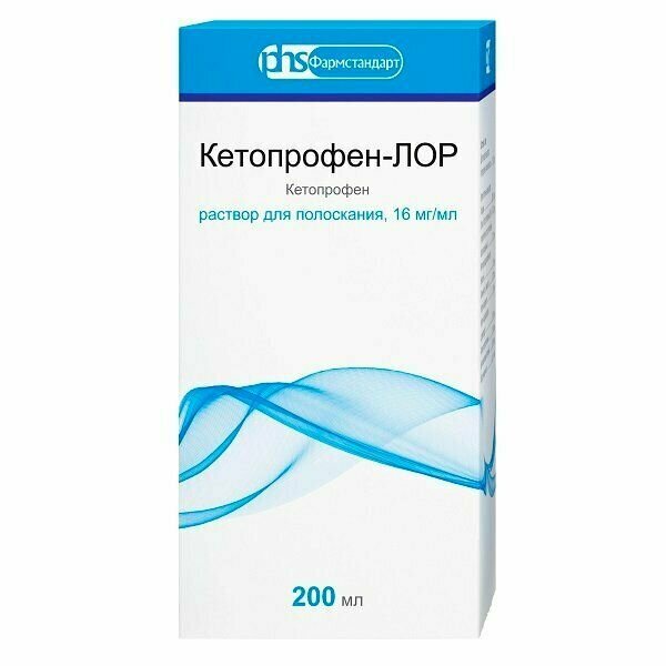 Кетопрофен-ЛОР р-р д/полоск.