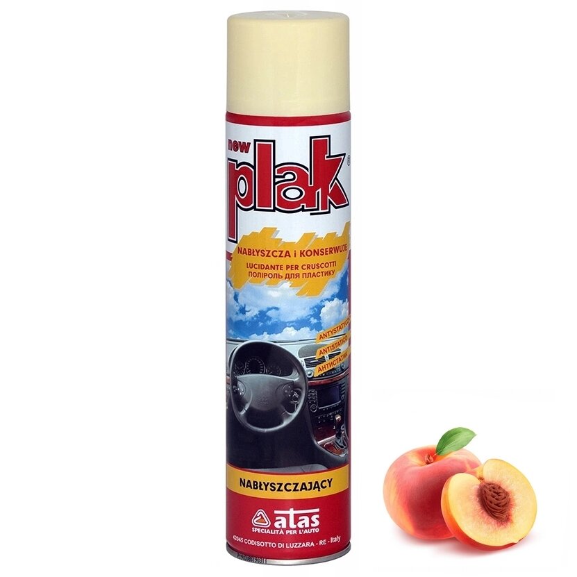 фото Полироль PLAK 400мл Персик оригинал Италия /interPL400Pesca