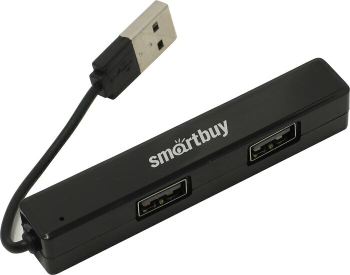 a USB Hub SBHA-408-K, черный, 4 порта, SmartBuy