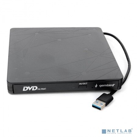 Внешний dvd±rw gembird usb 3.0