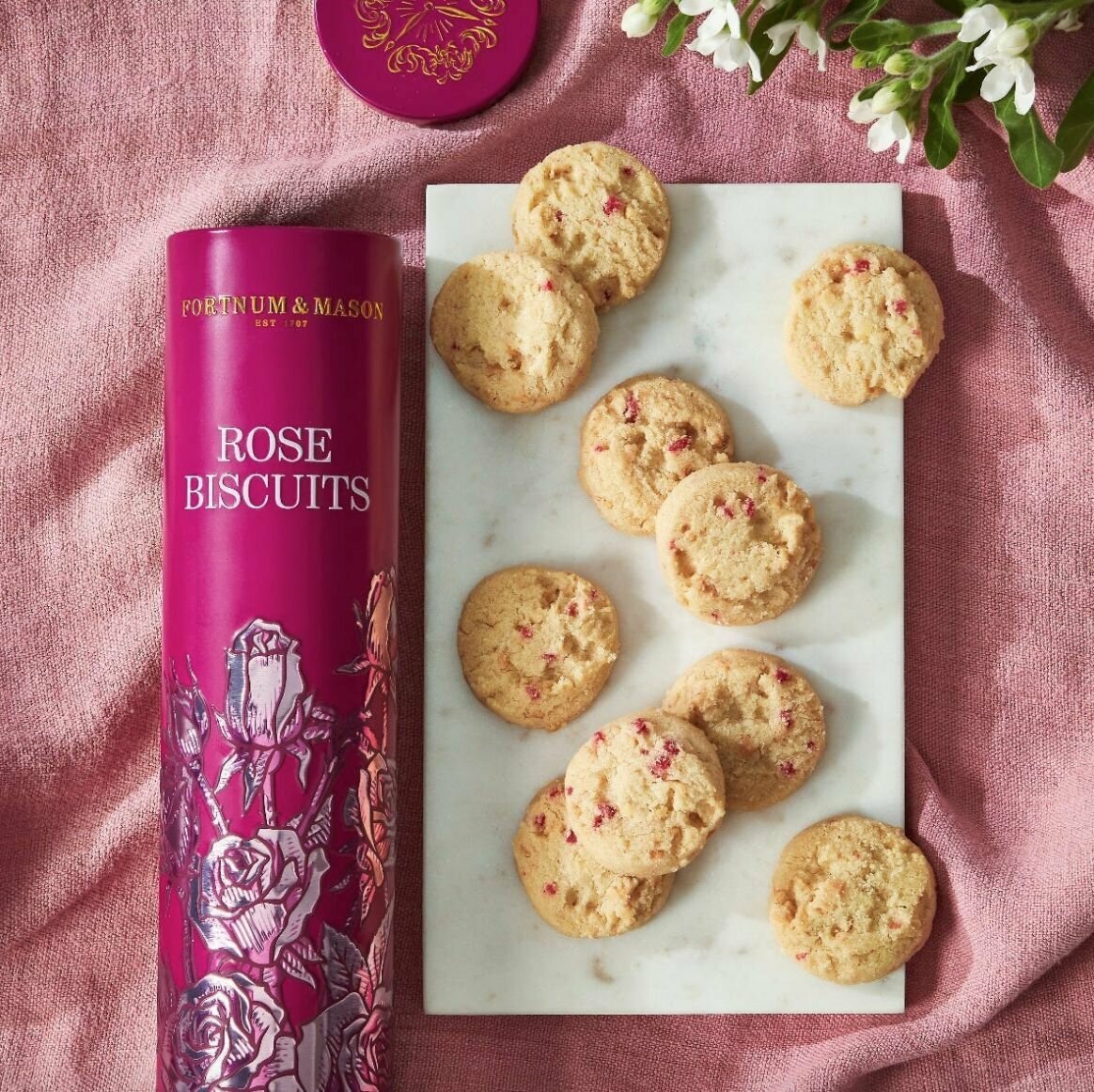Печенье Fortnum & Mason Rose Biscuits, 250 г - фотография № 2