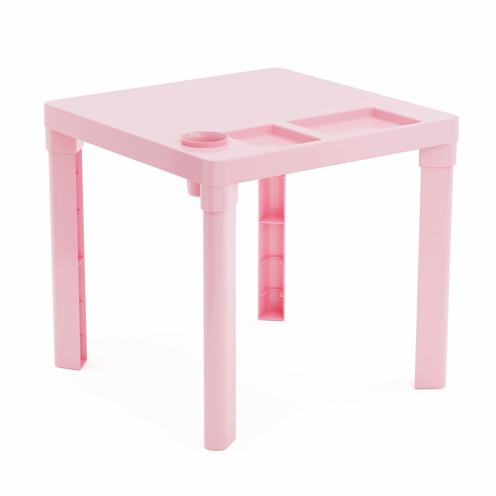 фото Стол детский Альтернатива 52х52х48, М2466 (розовый)
