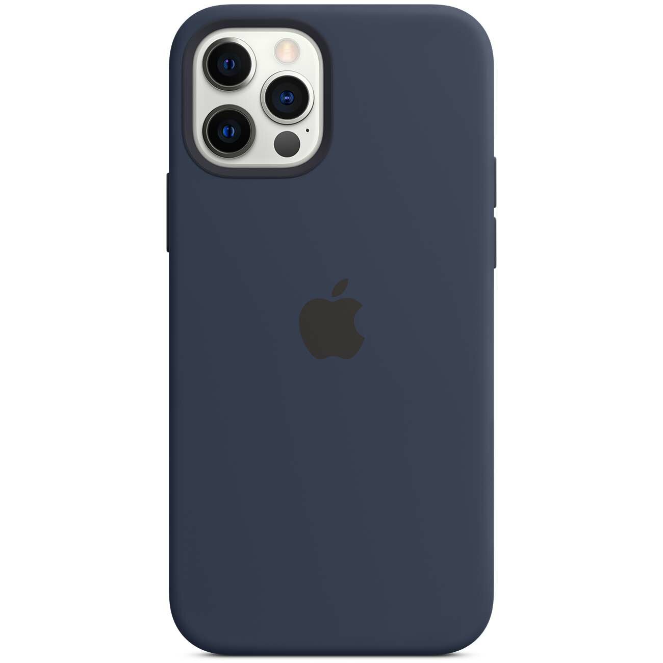Чехол (клип-кейс) APPLE Silicone Case with MagSafe, для Apple iPhone 12/12 Pro, сливовый [mhl23ze/a] - фото №2