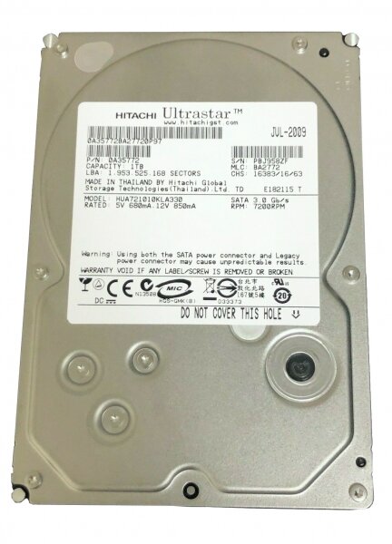 1 ТБ Внутренний жесткий диск Hitachi 0A35772 (0A35772)