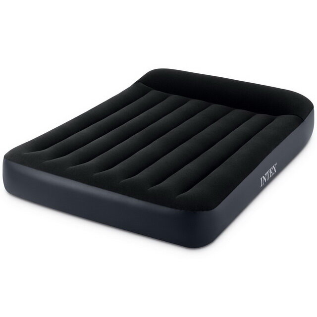 INTEX Надувной матрас с насосом Pillow Rest Classic 137*191*25 см 64148