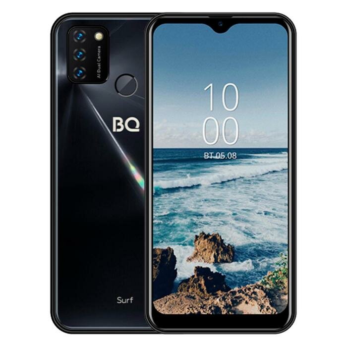 Смартфоны BQ Смартфон BQ S-6631G Surf, 6.53", IPS, 2Гб, 16Гб, 8 Мп, 3000 мАч, черный