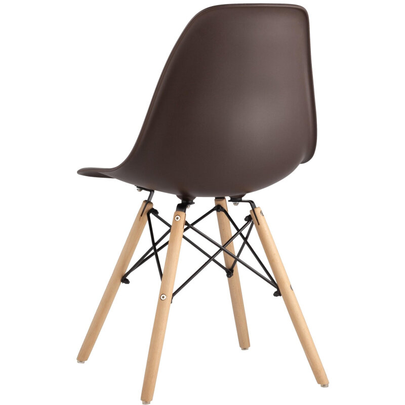 Стул для столовых SG_EAMES PP корич - фотография № 4