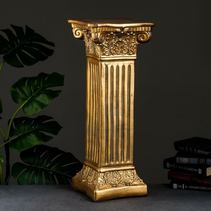 фото Колонна "Античная", бронза 65х27см