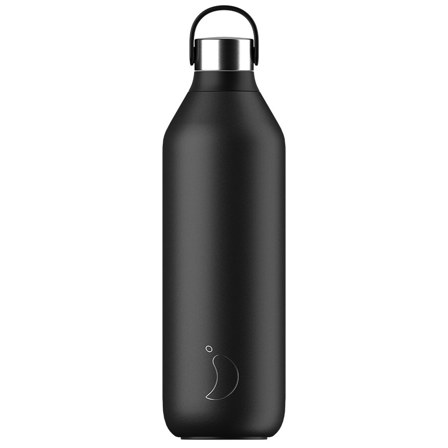 Термос Chilly's Bottles Series 2, 1 л, черный (B2B_B1000S2ABLK)