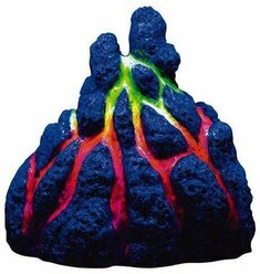 GloFish Вулкан - декорация с GLO-эффектом