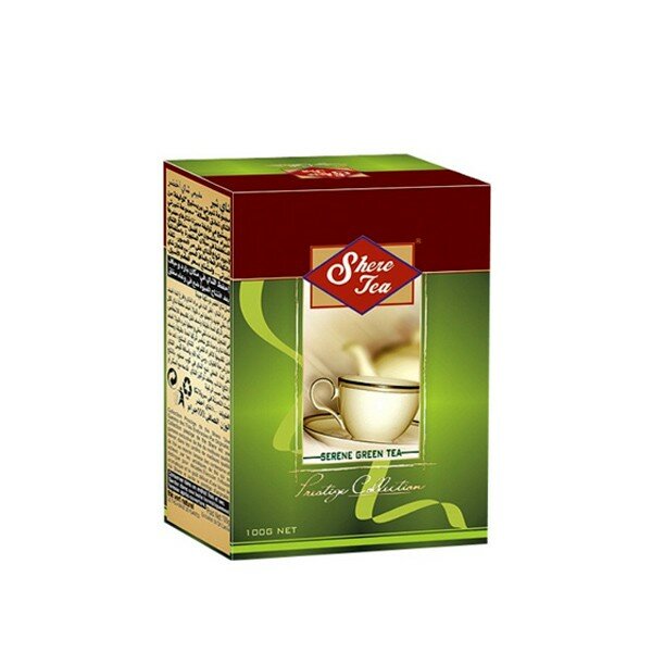 Чай зелёный ТМ "Шери" - Зеленый, картон, 100 гр. - фотография № 1