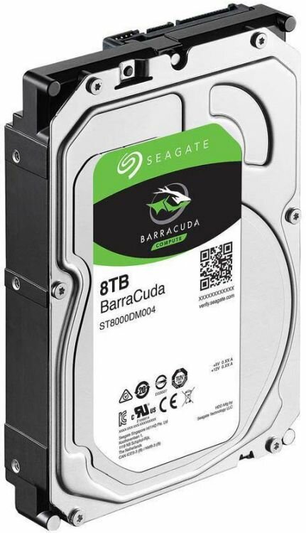   HDD Seagate ST8000DM004 BarraCuda /SATA III/8 TB 5400//  190/  