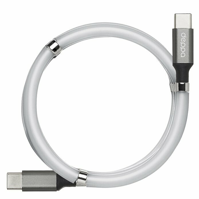 Кабель передачи данных Deppa USB-C - USB-C, USB 2.0, 5A, 100Вт, 1.5м 72321