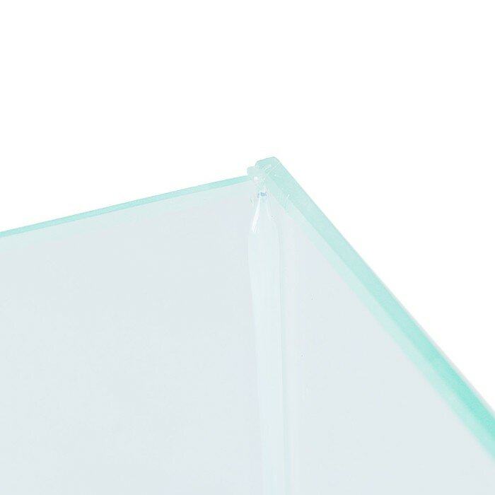 Аквариум куб без покровного стекла, 16 литров, 25 х 25 х 25 см, бесцветный шов - фотография № 3