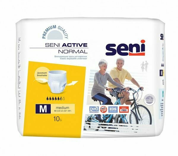 Подгузники-трусики Seni (Сени) Active Normal medium р.2 10 шт.