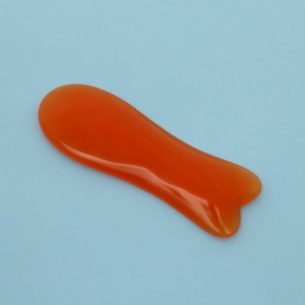 Массажёр Гуаша "Рыбка", 11.5 x 4 см, цвет оранжевый - фотография № 3