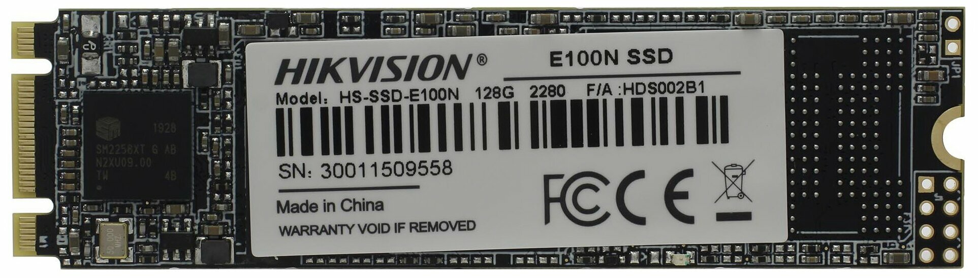 Hikvision SSD диск 128ГБ M.2 Hikvision E100N HS-SSD-E100N/128G (SATA III) (ret)