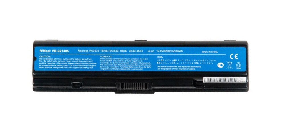 Battery / Аккумулятор для ноутбука Toshiba Satellite A200 A210 A300 A305 A350 A355 A500 L300 L305 L500 L505 L550 L555 M200 Satellite Pro A200 A210 A300 L300 L450 L550 5200mAh 10.8V OEM