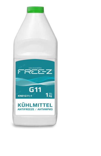 FREE-Z KN01G11-1 Антифриз Antifreeze FREE-Z G11 1 кг