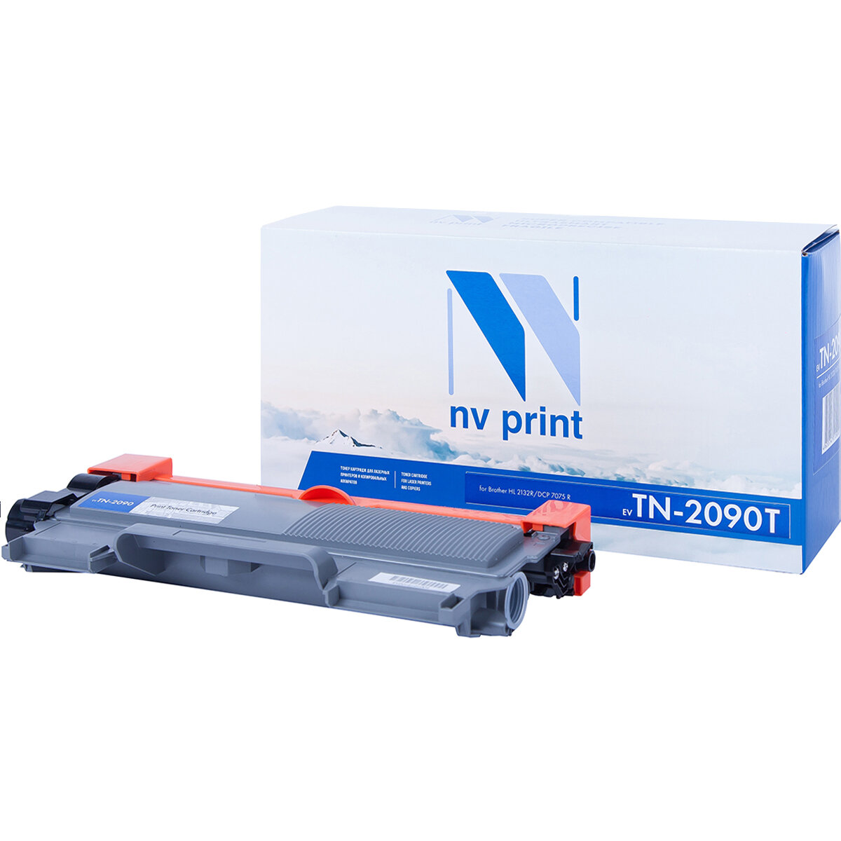 Совместимый картридж NV Print NV-TN-2090T (NV-TN2090T) для Brother HL-2132R, DCP-7057R, 7057W