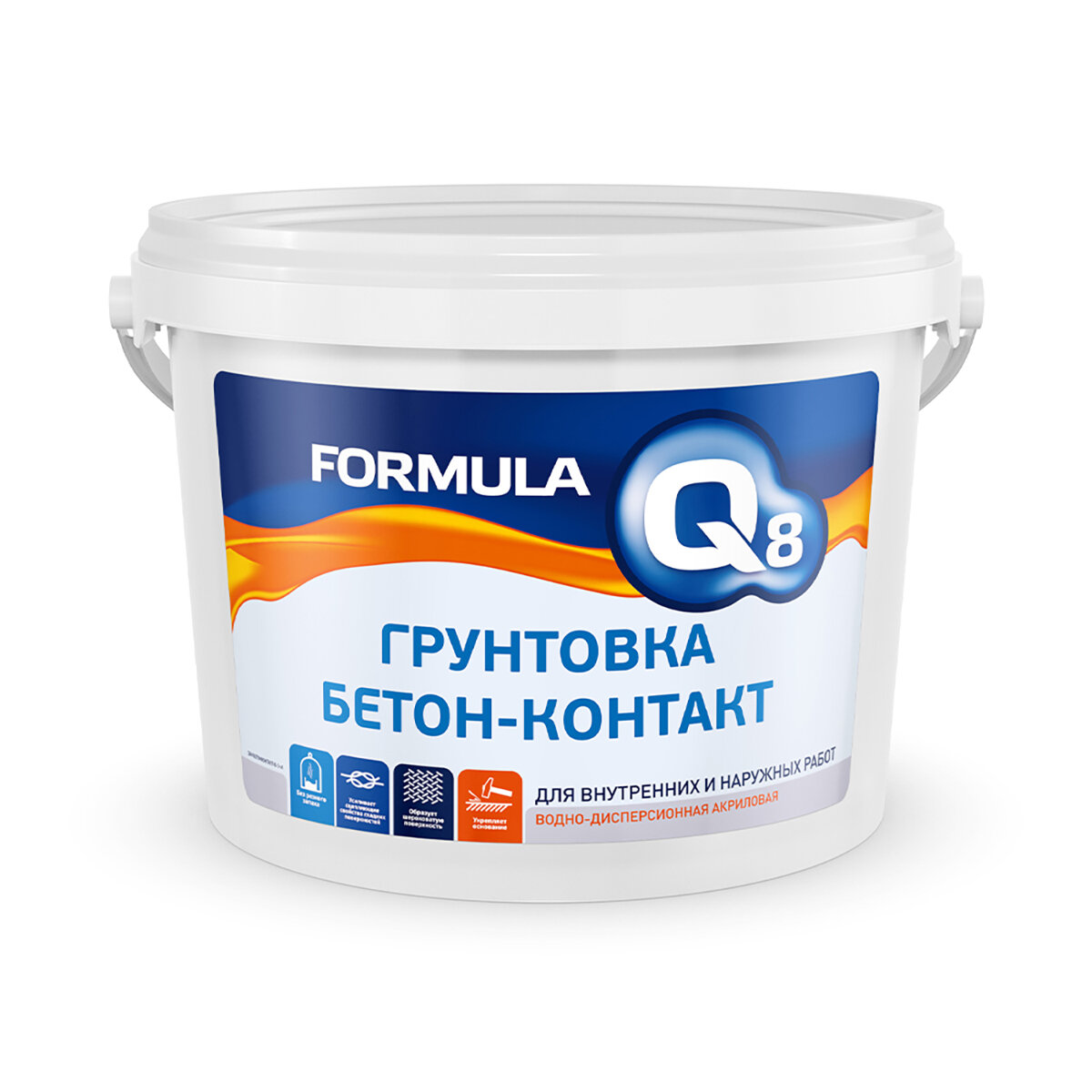 Грунтовка бетон-контакт Formula Q8, 2,7 кг