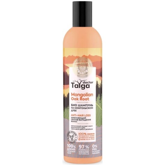 Natura Siberica шампунь Укрепляющий против выпадения волос Doctor Taiga Mongolian Oak Root Anti-Hair Loss