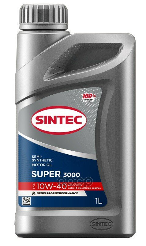 SINTEC Масло Моторное Sintec Super 3000 10W-40 Sg/Cd 1Л