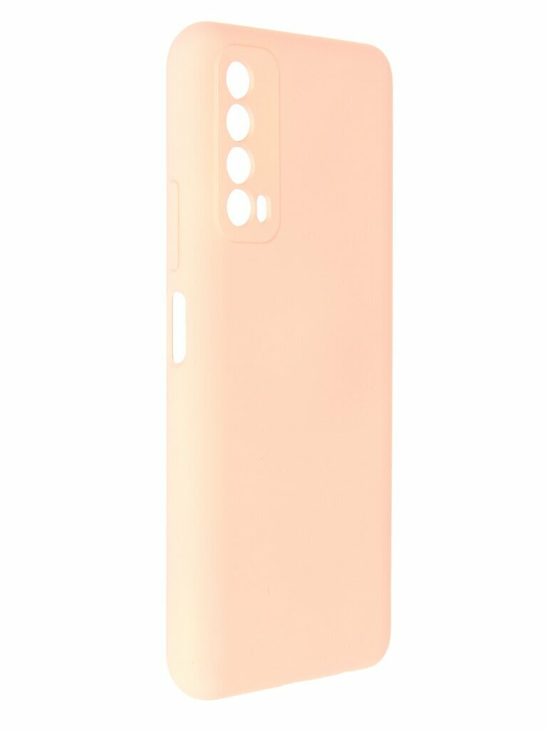 Чехол Pero для Huawei P Smart 2021 Liquid Silicone Light Pink PCLS-0062-PK