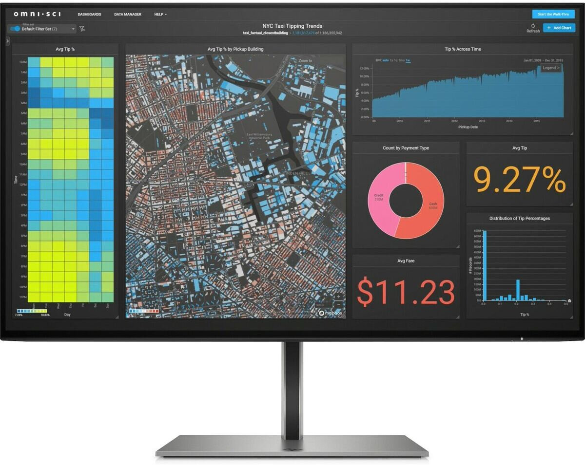  HP 23.8" Z24f G3  IPS 16:9 HDMI Pivot 300cd 178/178 1920x1080 DisplayPort FHD USB