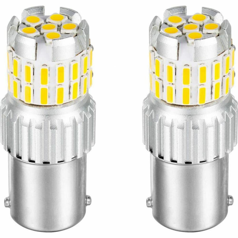 JR AUTOGIFT Светодиодная автолампа P21W 1156-30+6SMD 12-24V 2шт. 3LS0032