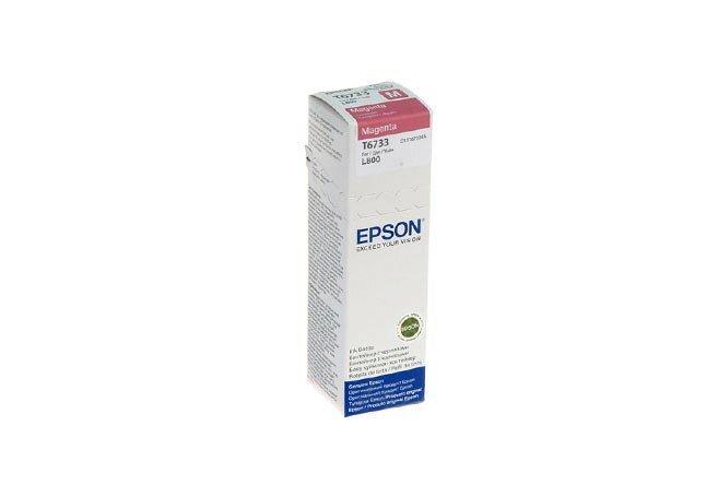 Epson Чернила Epson L800/L1800/L810/L850 (О) C13T67334A/C13T673398, magenta, 70ml