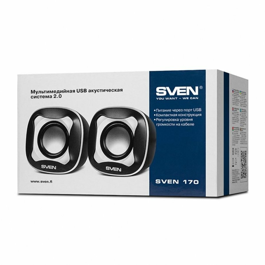   Sven 170 SV-013523 Black-White