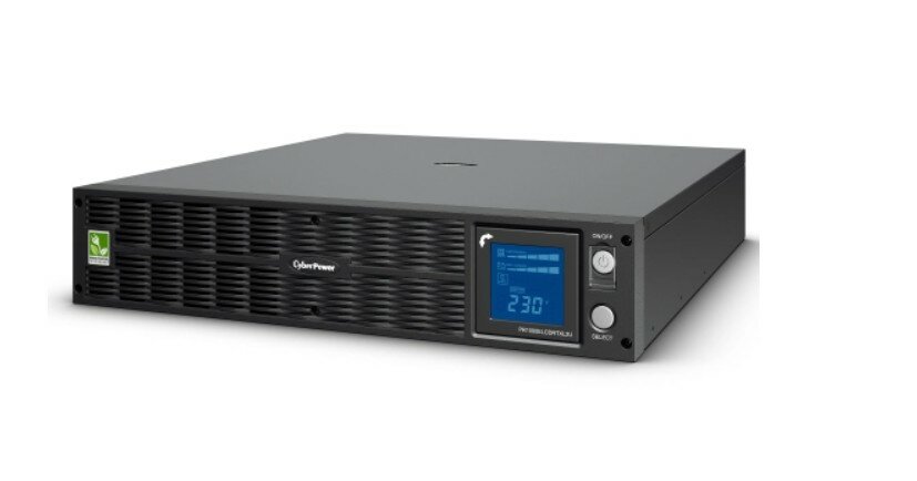 ИБП UPS CyberPower PR1000ELCDRTXL2U, Rackmount, Line-Interactive, 1000VA/750W, 10 IEC-320 C13 outlet