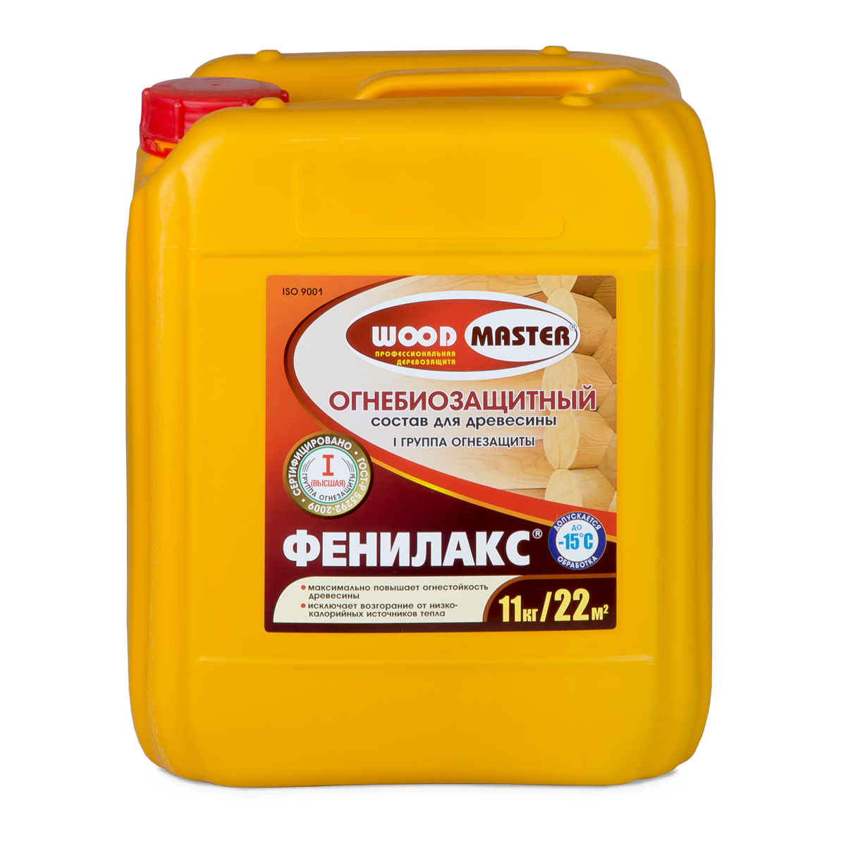 Огнебиозащитный состав WOODMASTER фенилакс (11кг.)