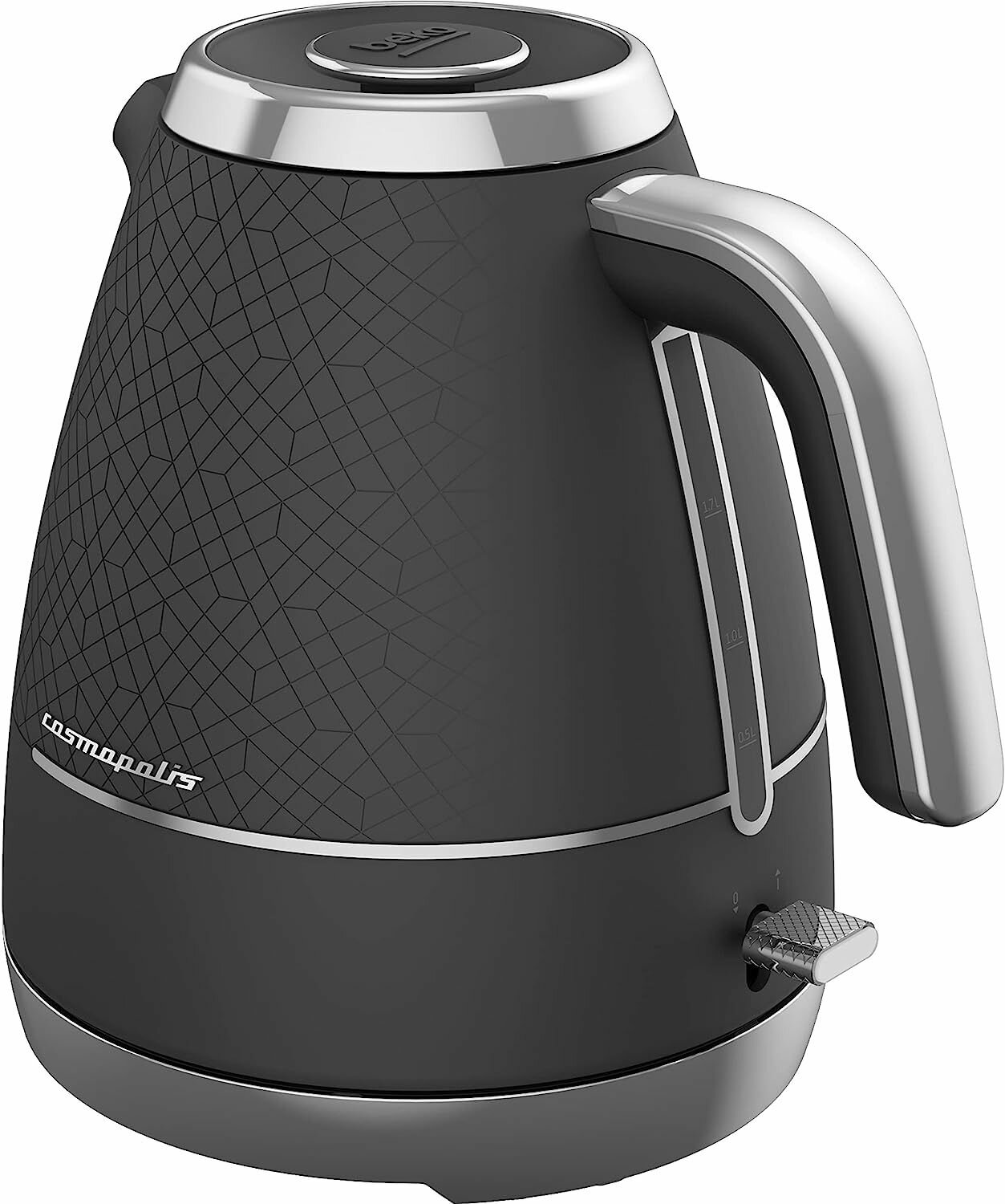 Электрический чайник Beko WKM8307G Cosmopolis Kettle 1,7л, серый хром - фотография № 3