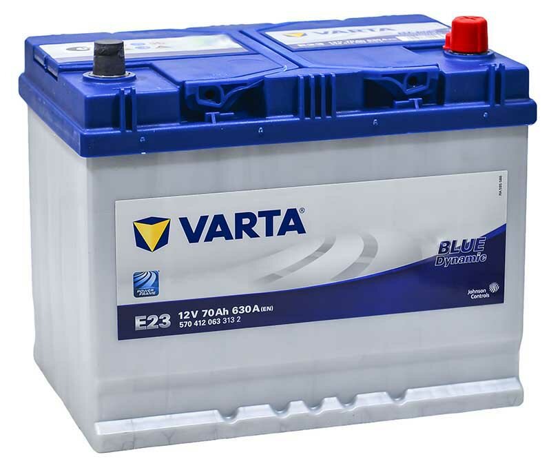 Аккумулятор для грузовиков VARTA Blue Dynamic E23 (570 412 063) 260х175х225