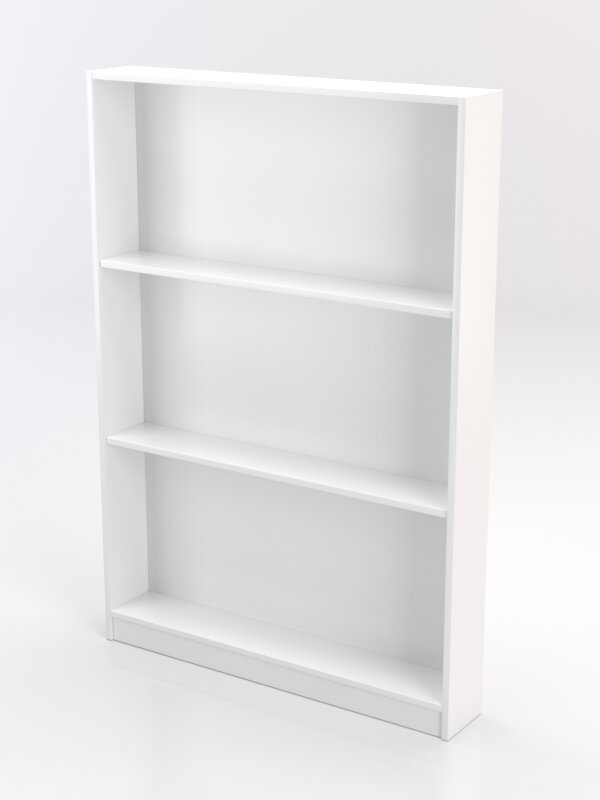 фото Стеллаж №1300-150мм, Белый 90 x 15 x 130 см